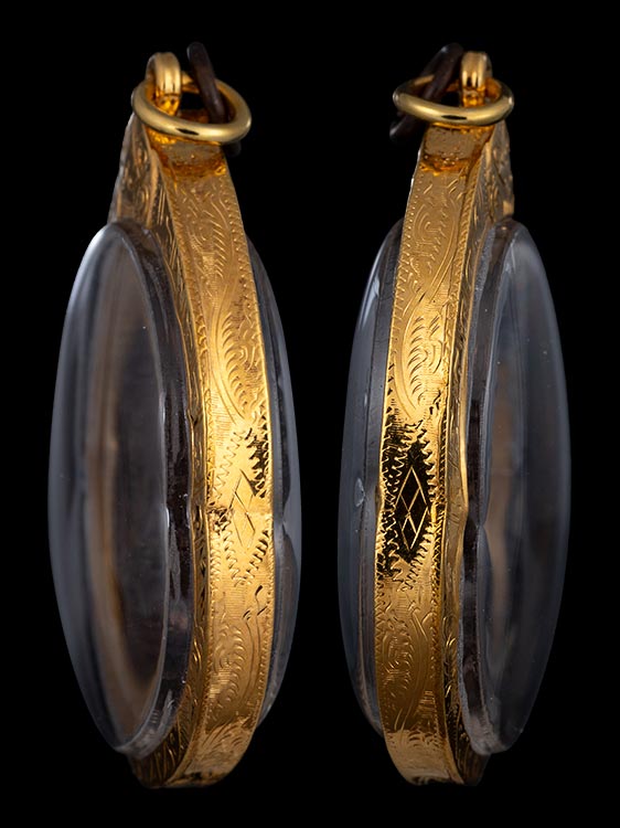 เหรียญเสือน้อย หลวงพ่อสุด วัดกาหลง ปี21 พร้อมเลี่ยมทอง-1