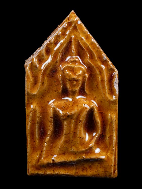 พระขุนแผนหลวงพ่อชื้น วัดจันเสน พิมพ์ใหญ่ พร้อมกล่องเดิม-1