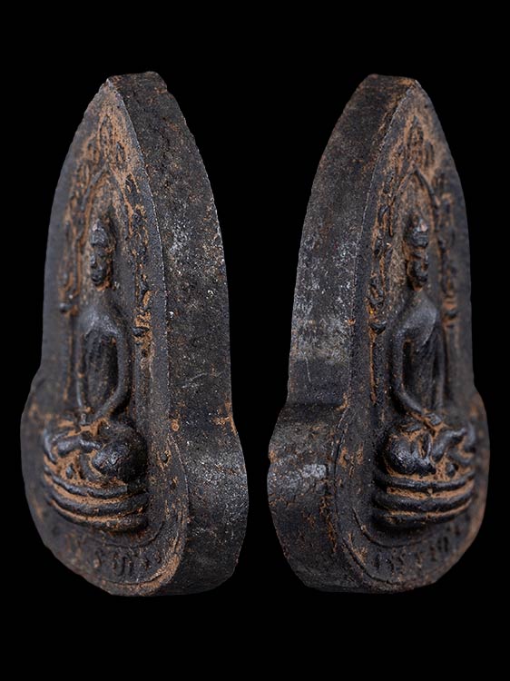 พระหลวงปู่เฮี้ยง วัดป่าชลบุรี เนื้อผงคลุกรัก-1