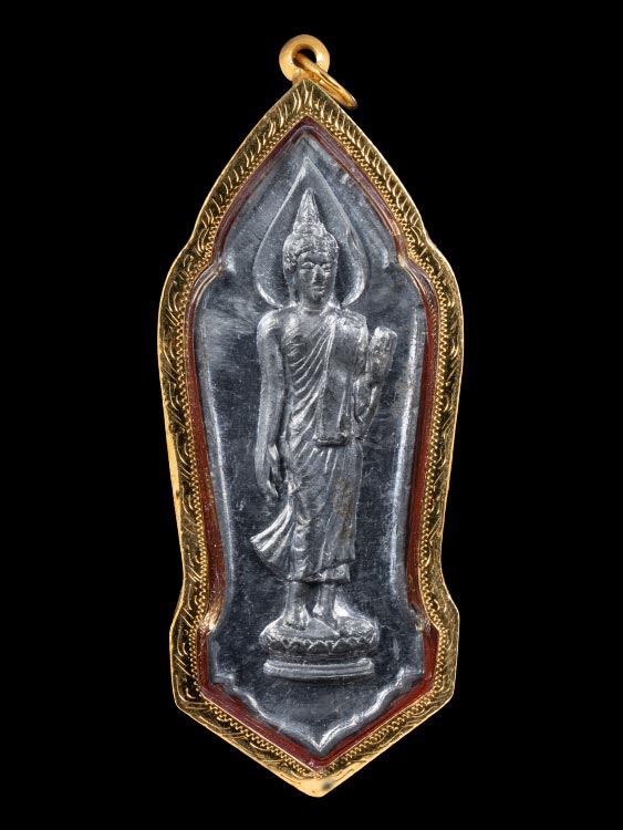 เหรียญ25ศตวรรษ วัดสุทัศนฯ ปี2500 จ.กรุงเทพฯ พร้อมเลี่ยมทอง