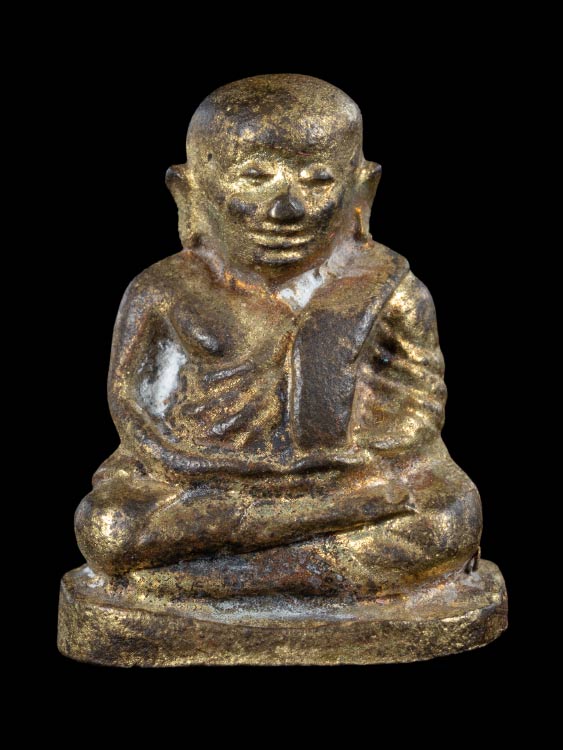 รูปหล่อหลวงพ่อเงิน วัดท้ายน้ำ รุ่นช้างคู่ ปี26 พร้อมกล่องเดิม-1