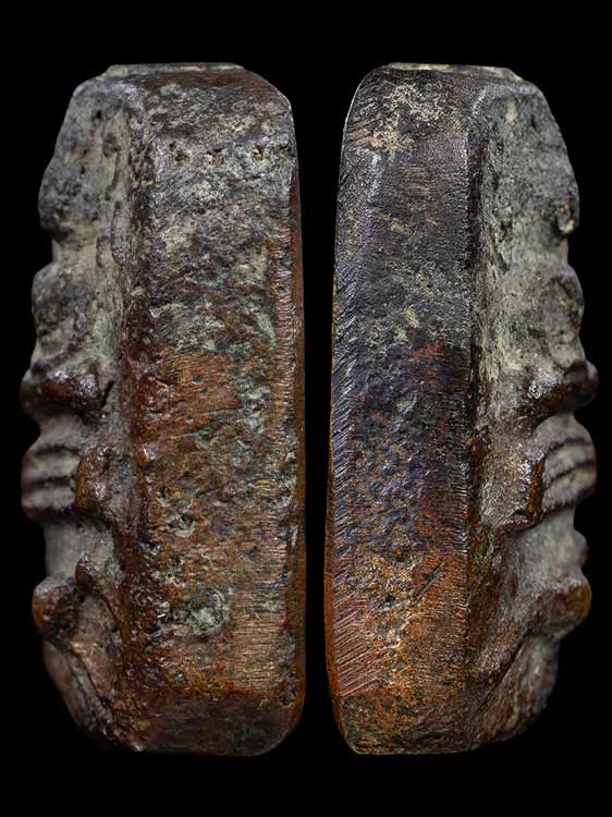 เหรียญหล่อเก่าพิมพ์หลวงพ่อปาน เนื้อโลหะผสม ไม่ทราบที่-1