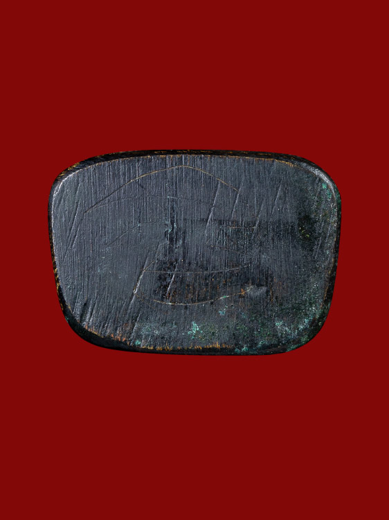 รูปเหมือนหลวงปู่เทียม วัดกษัตราธิราช รุ่นแรก เนื้อทองเหลือง ปี2509-1