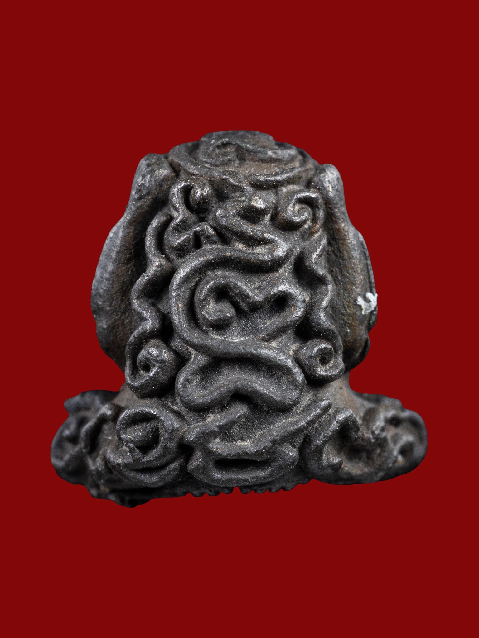 พระปิดตาสารพัดดี หลวงพ่อเกษม เขมโก จ.ลำปาง เนื้อนวะโลหะ พร้อมกล่องเดิม-1