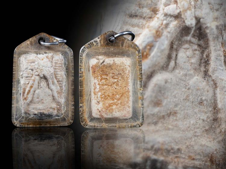 พระผงของขวัญรุ่นแรก วัดปากน้ำภาษีเจริญ จ.กรุงเทพฯ-1