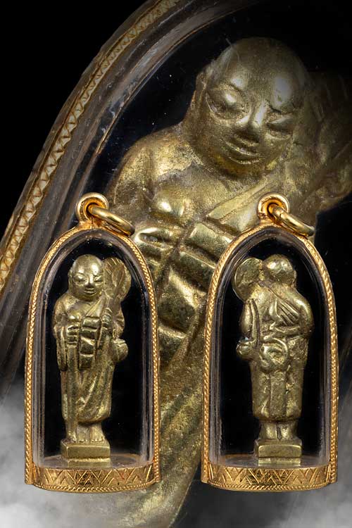 พระสีวะลีหลวงพ่อแฉ่ง วัดบางพัง หายาก พร้อมเลี่ยมทอง-1
