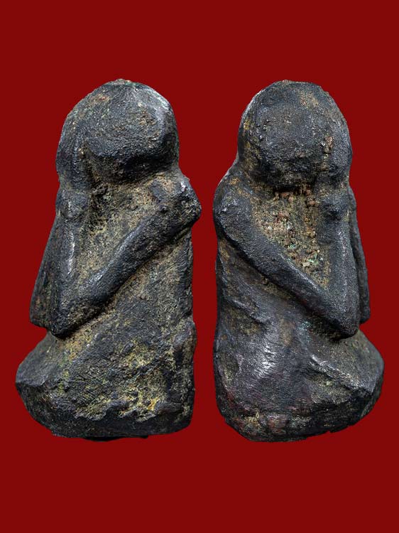 พระปิดตาเนื้อสัมฤทธิ์เก่า ไม่ทราบที่-1