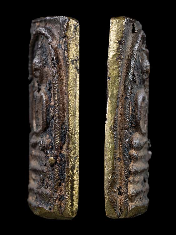 เหรียญหล่อหลวงพ่อแพ วัดพิกุลทอง รุ่นแรก พิมพ์หลังเรียบ-1