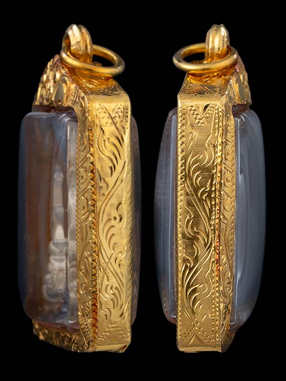 เหรียญหลวงพ่อโสธร กรมตำรวจ80ปี เนื้อเงิน สวยเดิม พร้อมเลี่ยมทอง-1