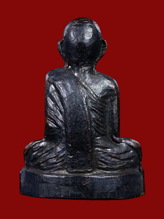 รูปเหมือนปั๊มรุ่นแรก หลวงปู่จันทร์ วัดทุ่งเฟื้อ ปี28 จ.นครศรีธรรมราช สวยเดิม-1